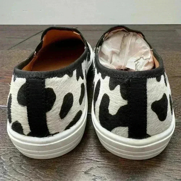 J. Crew Leopard  Print Calf Hair Sneaker - Picture 8 of 9